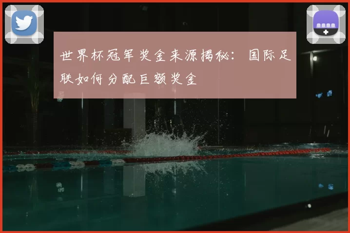 世界杯冠军奖金来源揭秘:国际足联如何分配巨额奖金